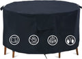 Jolof Store Round Garden Table Cover – Waterproof & Windproof (230x100cm)