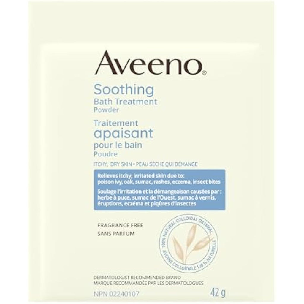 Aveeno Soothing Colloidal Oatmeal Bath Treatment for Itchy Skin - 8 Pack