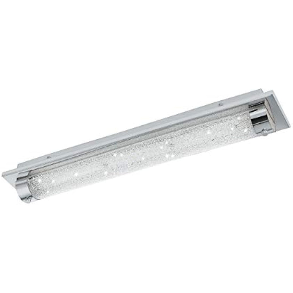 Eglo TOLORICO LED Bathroom Wall & Ceiling Light - Chrome & Crystal
