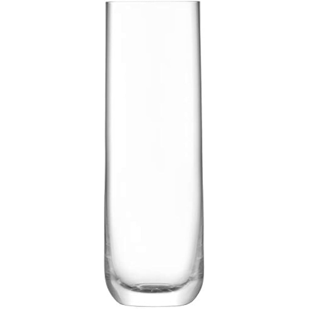 LSA International Borough Highball Glasses - 420ml Clear Crystalline - Set of 4