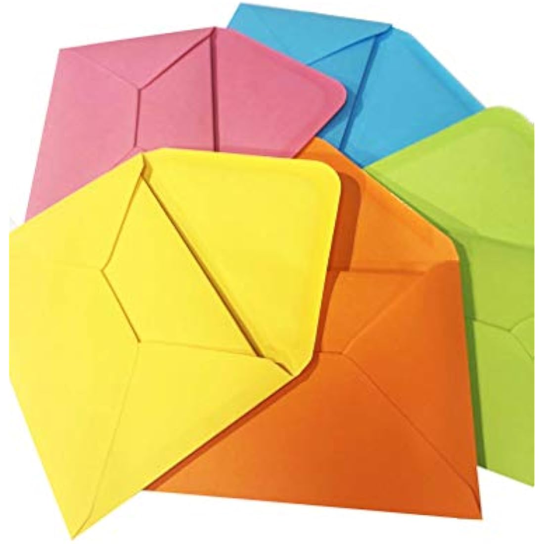 Craft UK C6 Envelopes – 200 Pack Assorted Vibrant & Deep Colours