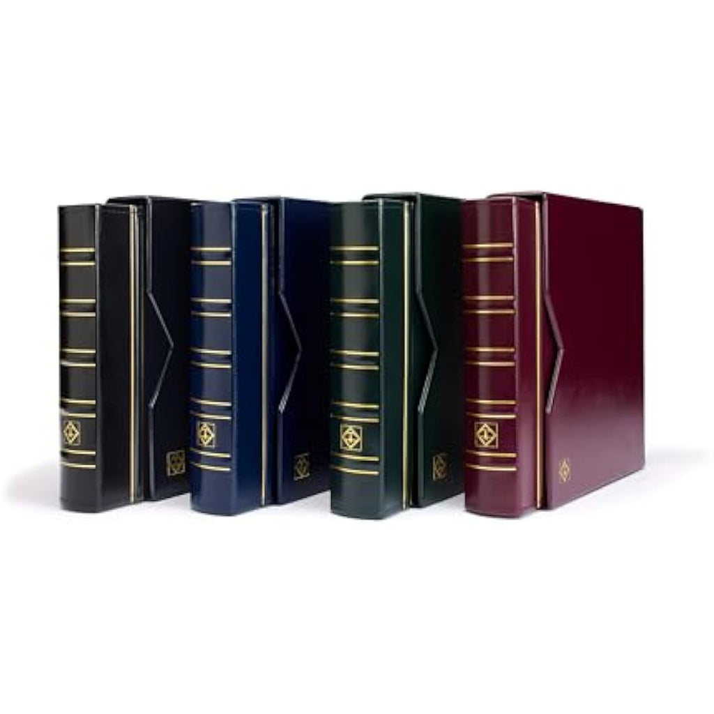 Lighthouse Optima Coin Album with Slipcase – Green Faux Leather Binder