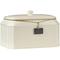 Jolof Store Rural Touch Dolomite Bread Bin – Cream Ceramic Storage Crock