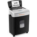 Bonsaii 110-Sheet Auto Feed Micro Cut Paper Shredder | 23L Bin