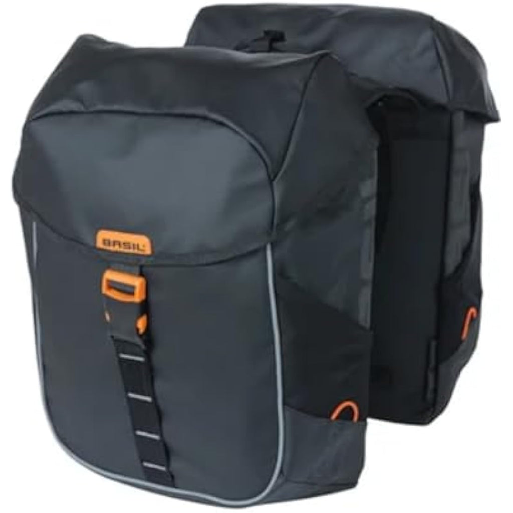 Basil Miles Handlebar Bag – 6L Waterproof Cycling Daypack in Black