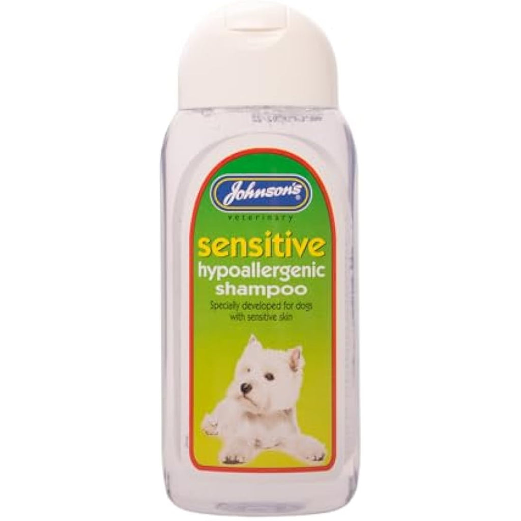 Johnson's Vet Hypo-Allergenic Dog Shampoo for Sensitive Skin - 200ml