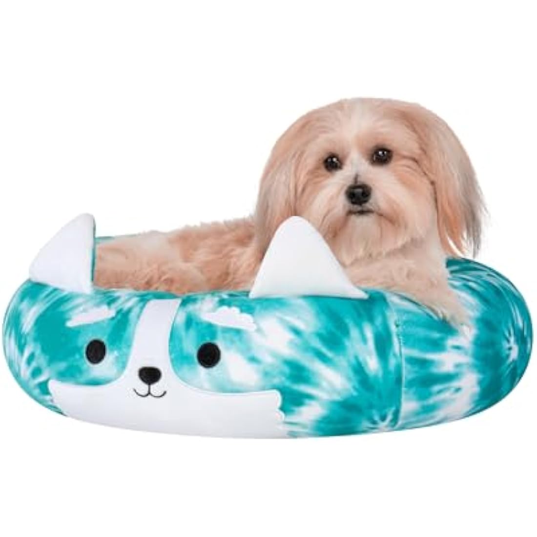 Squishmallows Halver the Corgi Pet Bed – 20-Inch Ultrasoft Plush Bed