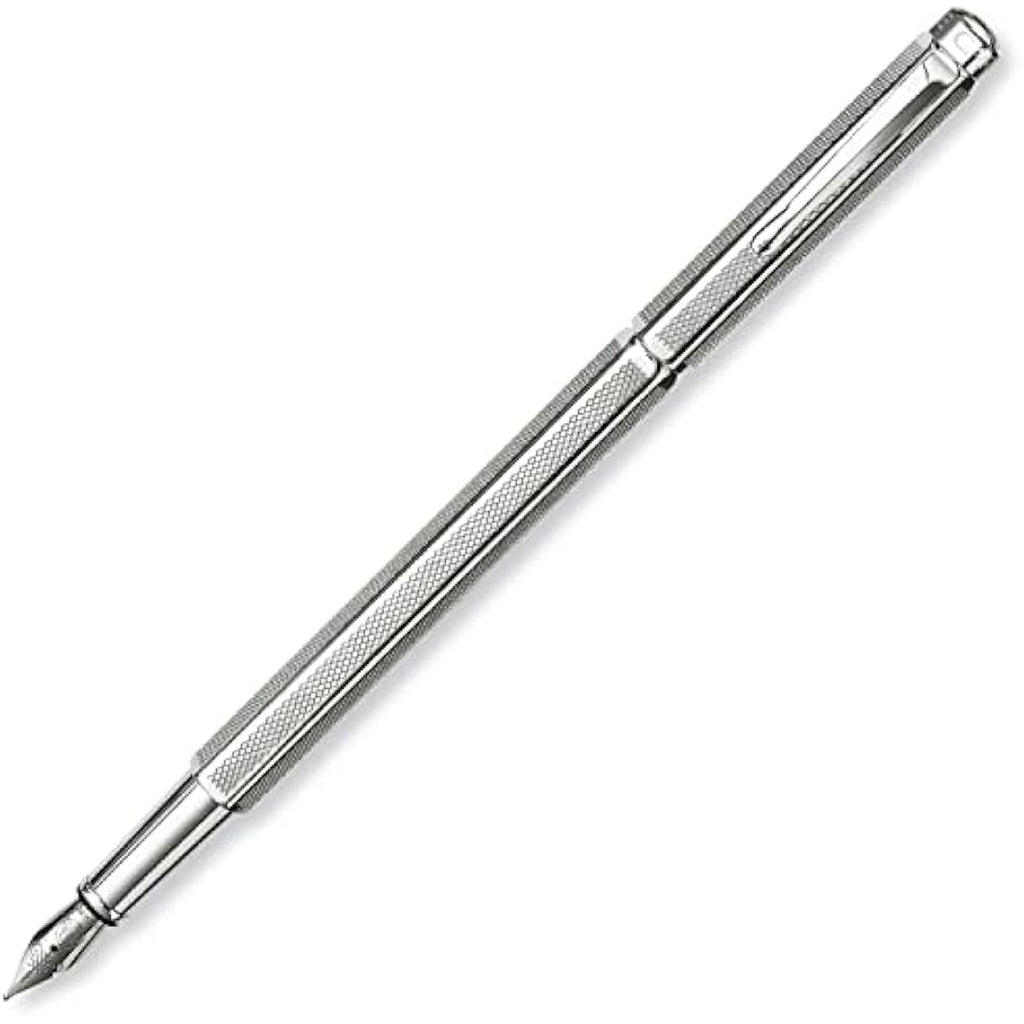 Caran d'Ache Ecridor Retro Fountain Pen - Palladium Finish Medium