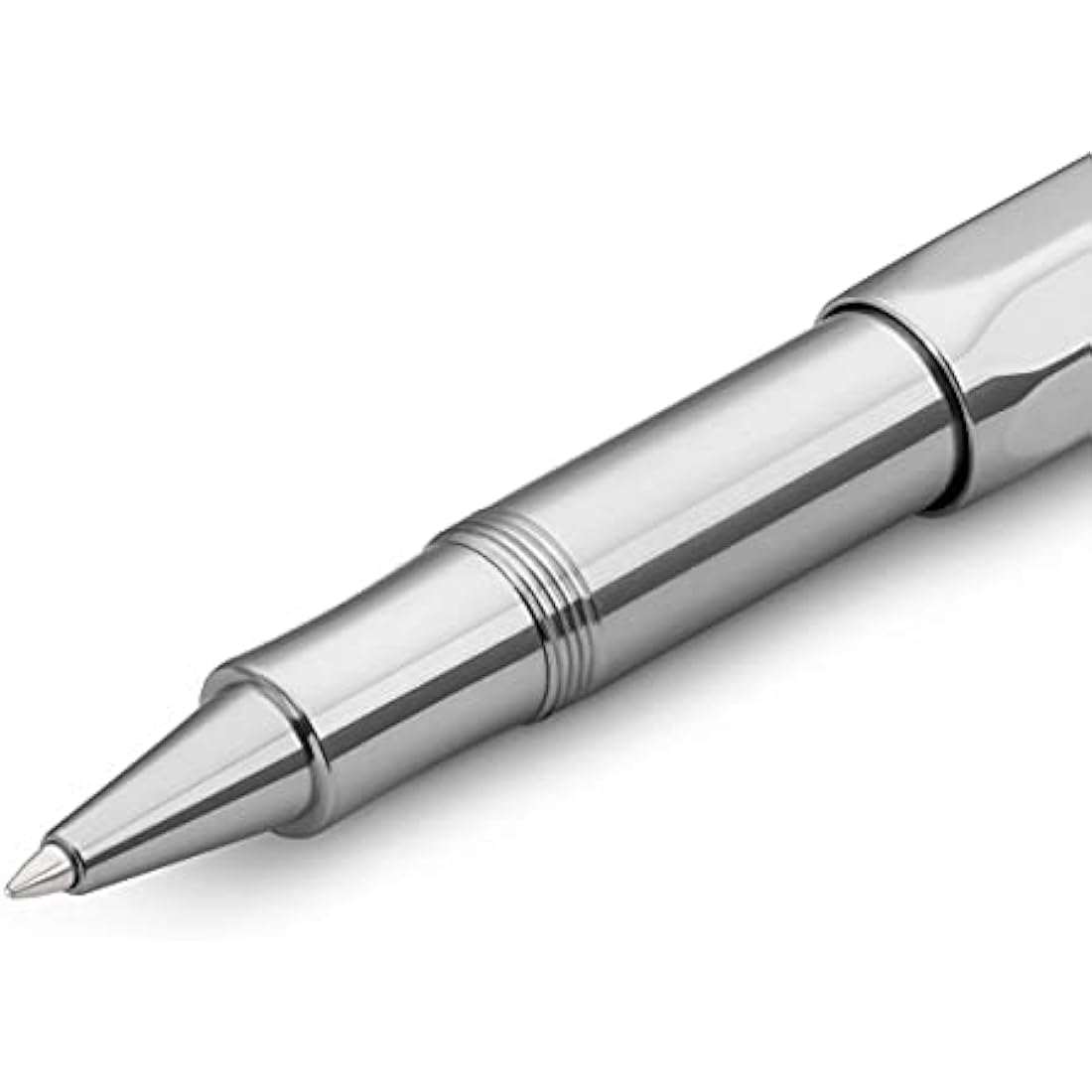 Kaweco AL Sport Rollerball Pen – Raw Aluminium Pocket Gel Pen 13cm