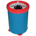 Jantex Manual In-Sink Glasswasher | Nylon Brush Glass Cleaner, Blue/Red