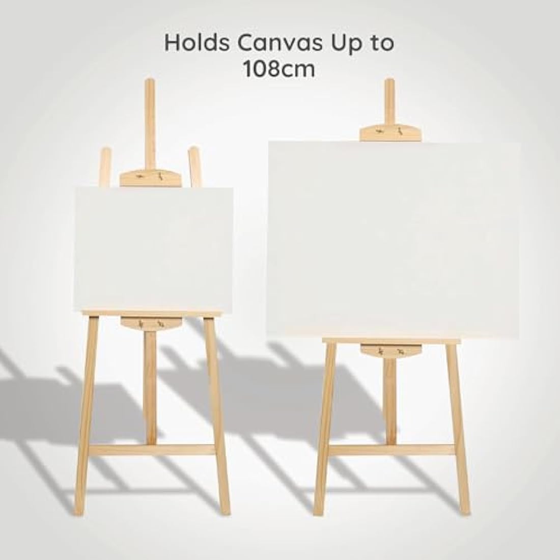 Jolof Store Pinewood Artist Easel – Adjustable Portable Display Stand