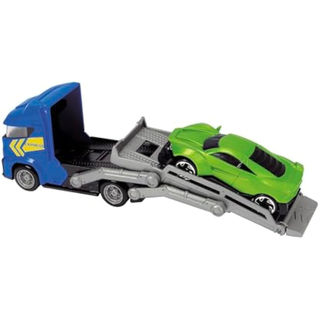 Majorette Car Carrier Toy Transporter with 3 Die-Cast Cars | 28cm