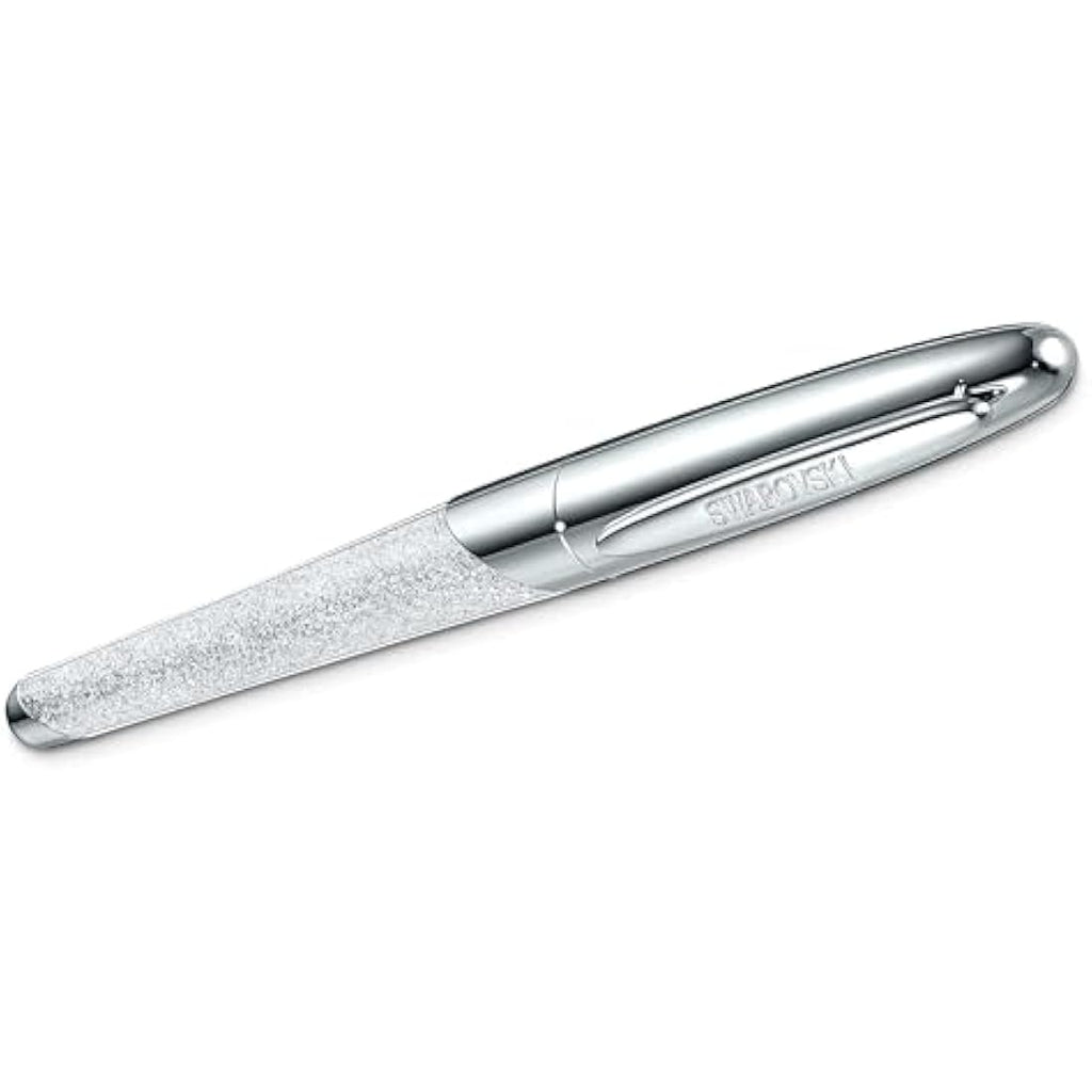 Swarovski Crystal Nova Rollerball Pen – Chrome-Plated Silver Metal