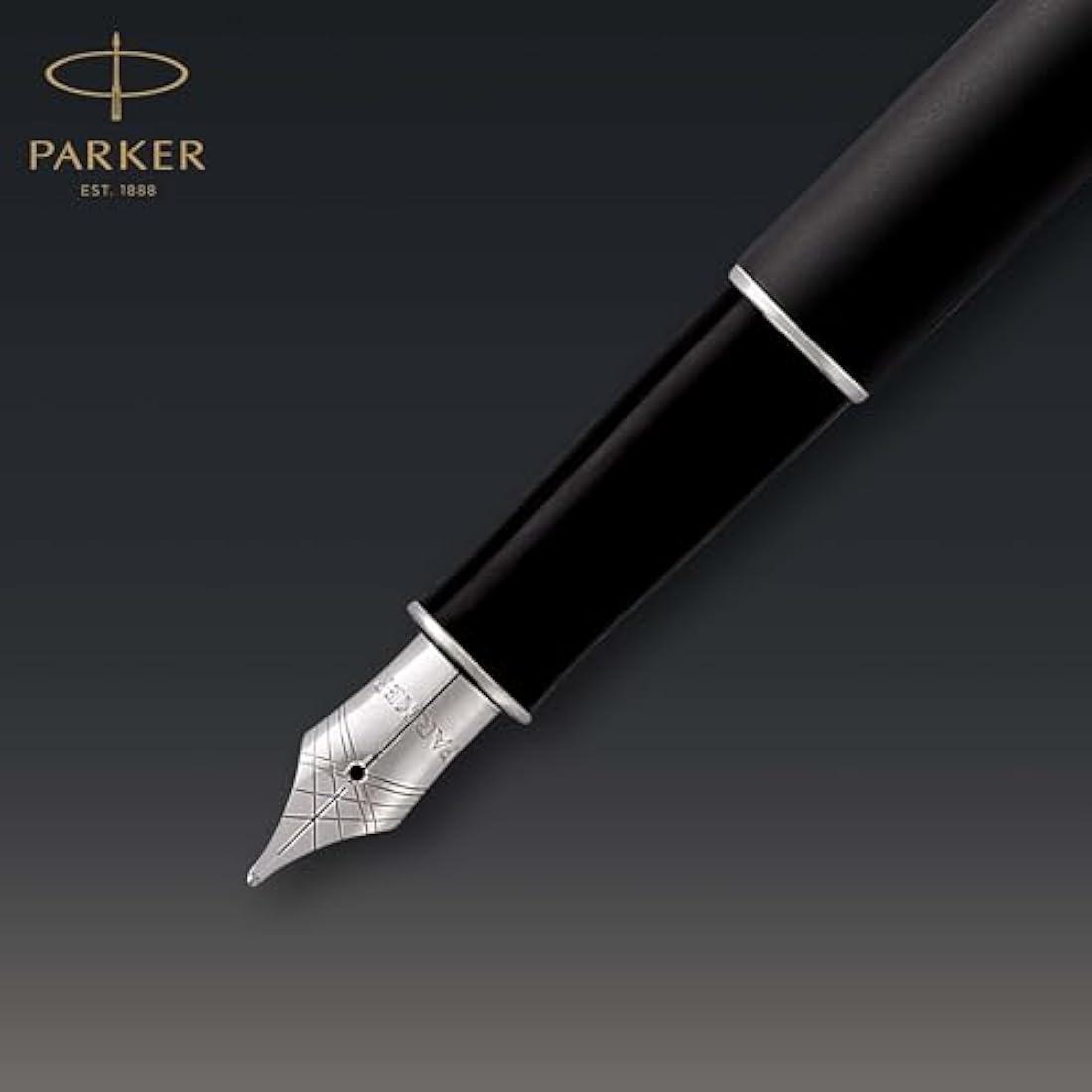 Parker Sonnet Fountain Pen – Matte Black Lacquer with Fine Nib