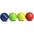 SPORTSPET Tough Bounce Natural Rubber Dog Balls - Durable 4 Pack (65mm)
