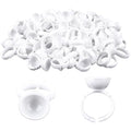 Eyelash Glue Holder Rings – 100PCS Disposable Lash Extension Cups
