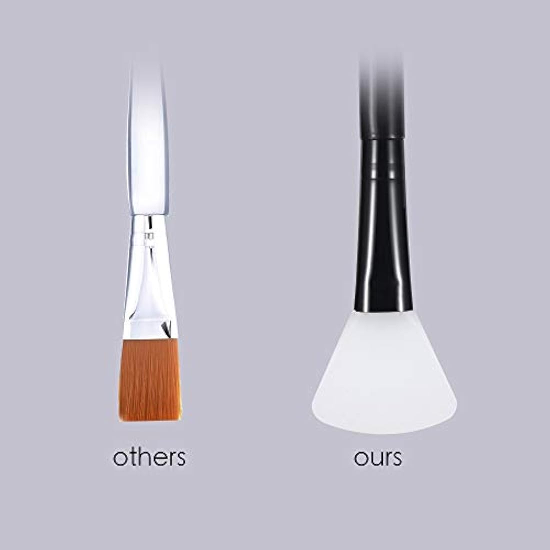 Silicone Face Mask Brush – 2PCS Wood Handle Applicator