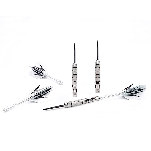 CUESOUL 95% Tungsten Steel Tip Darts Set - 30g Heavy Professional Darts