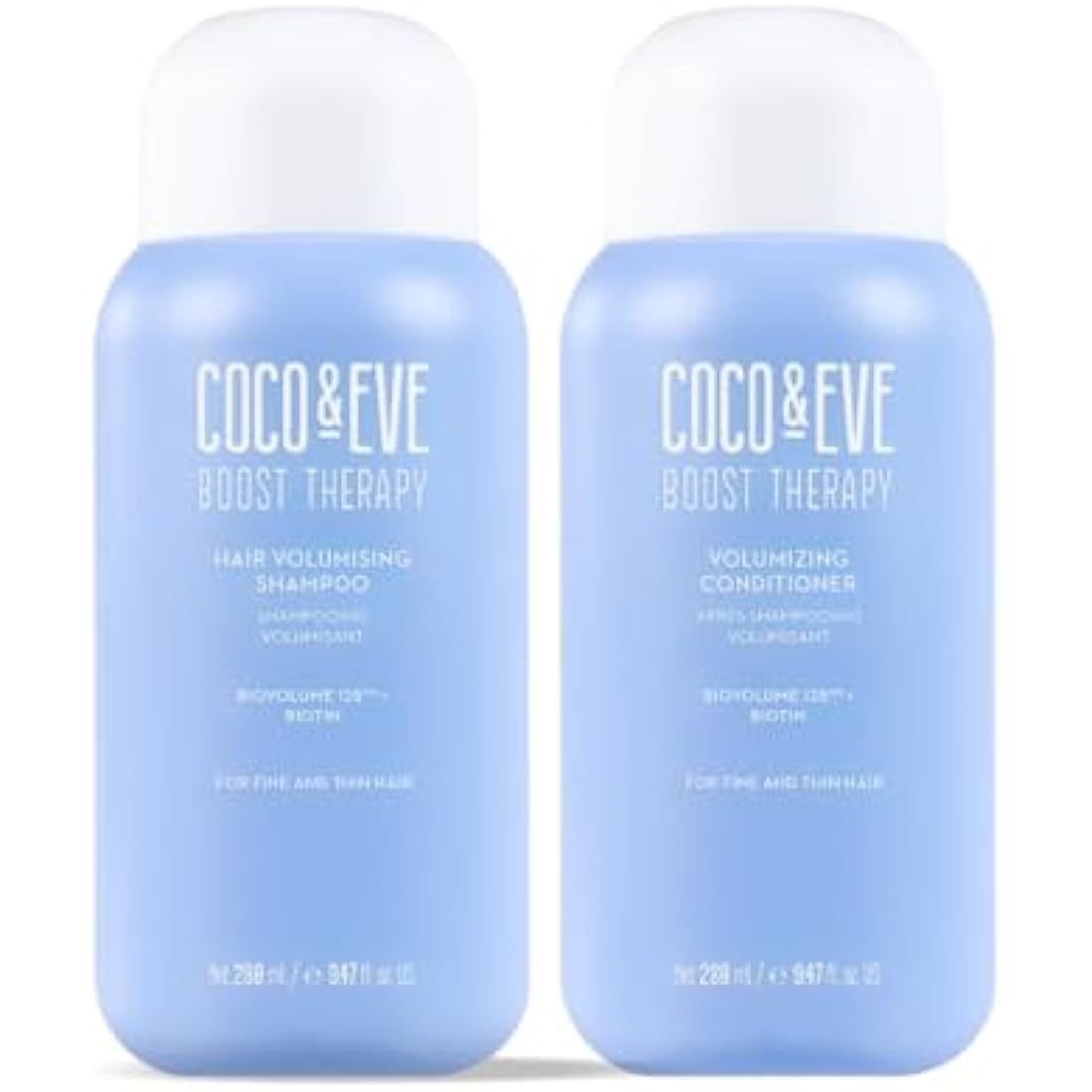 Coco & Eve Boost Therapy Volumising Shampoo & Conditioner Set with Biotin