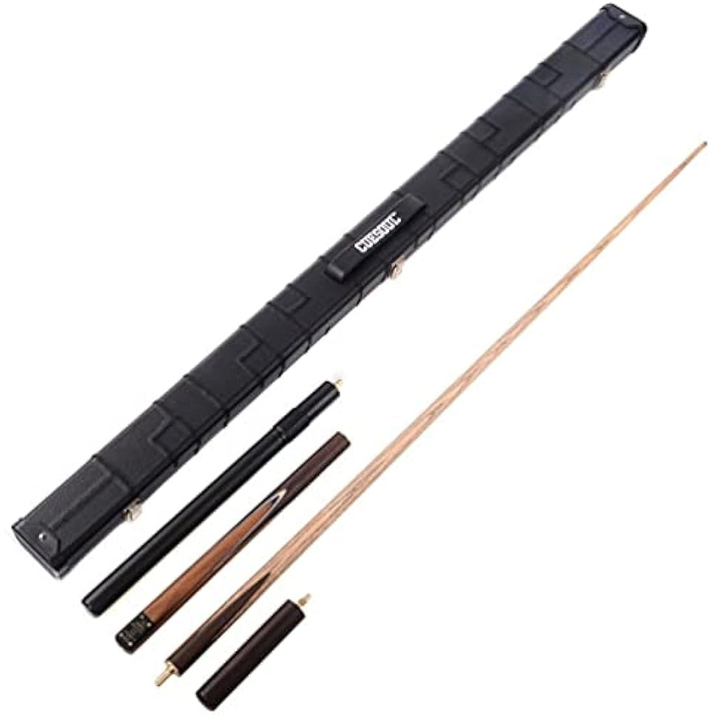 CUESOUL 57" Rosewood 3/4 Snooker Cue Set with Case and Extension