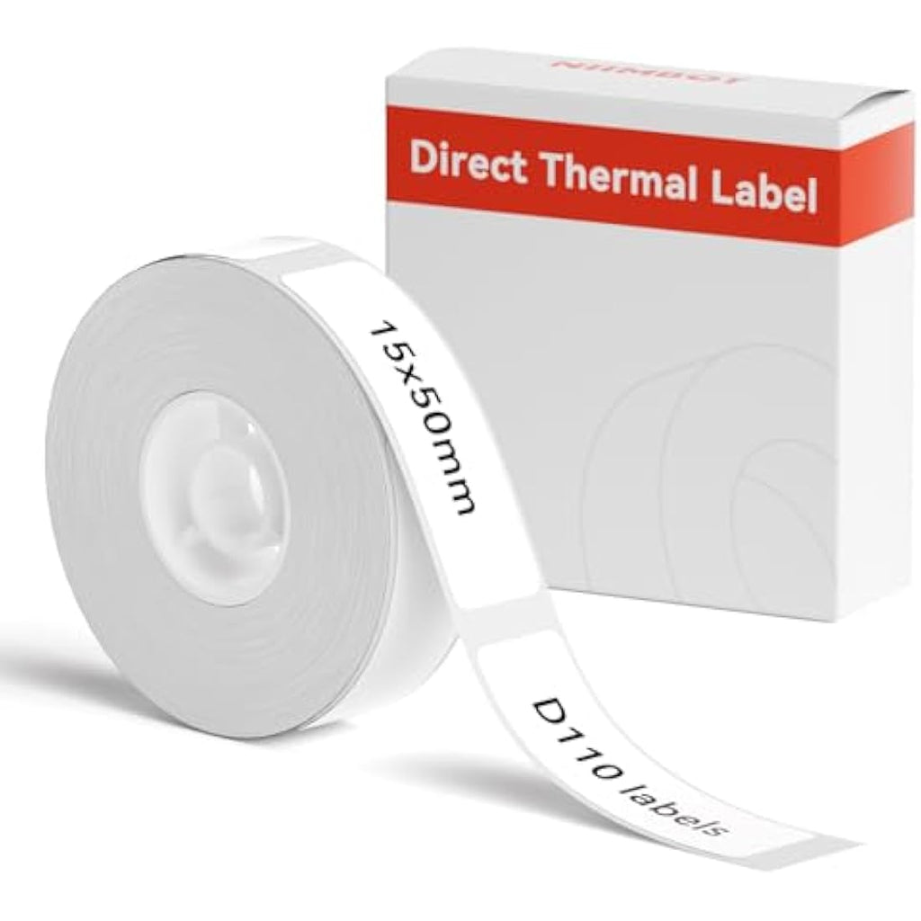 NIIMBOT Thermal Labels 15x50mm | Waterproof Sticker Paper for D11 D110