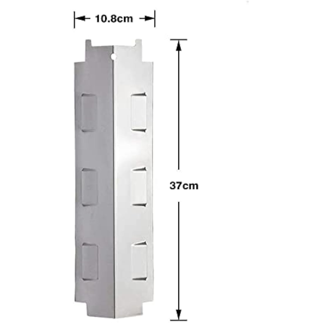 GFTIME 37CM Stainless Steel Heat Plate for Nexgrill & Charbroil, 4 Pack