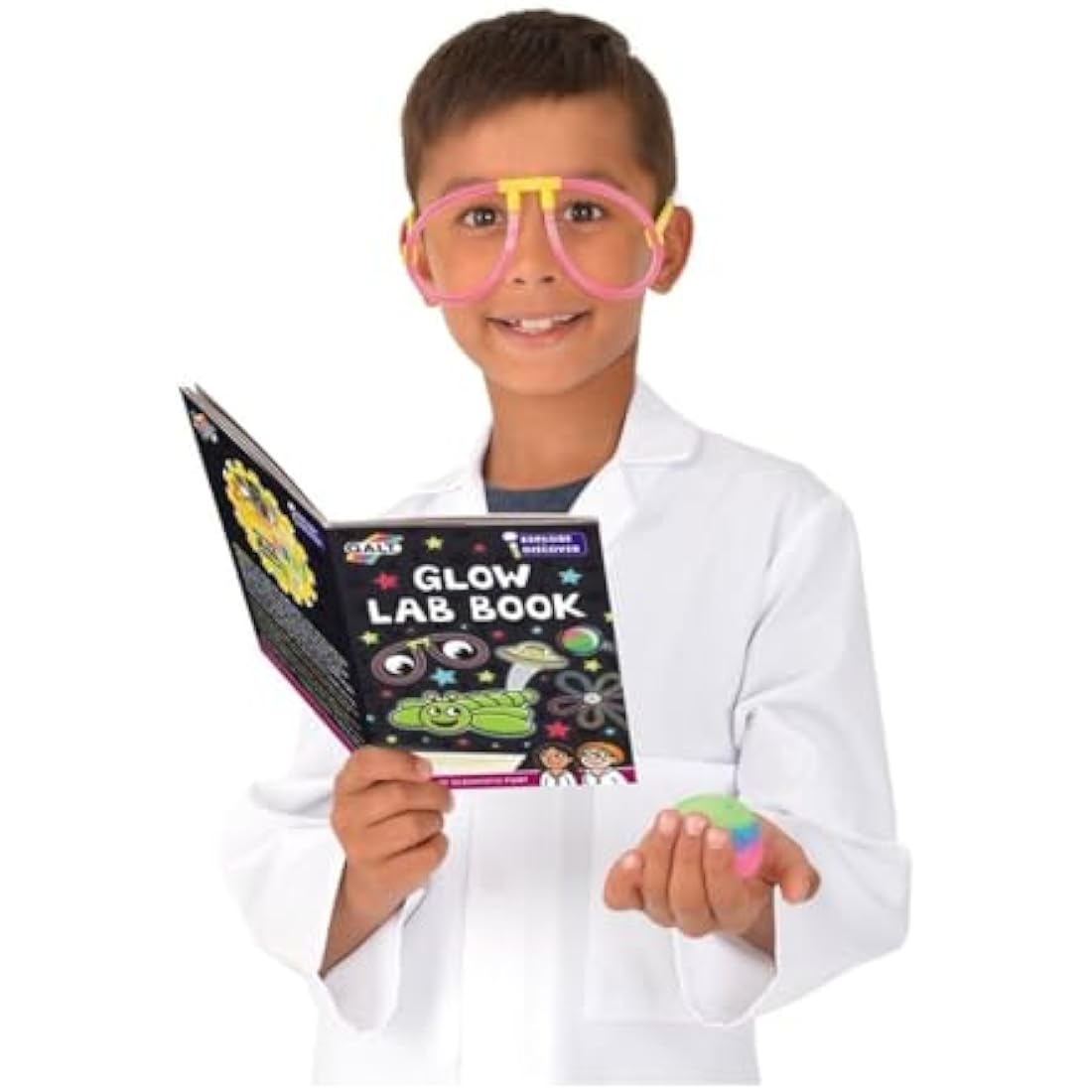 Galt Glow Lab Science Kit – STEM Learning Glow in the Dark Set for Ages 6+