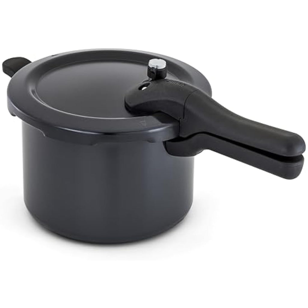 Judge Hard Anodised Pressure Cooker with Steamer Basket - 5L