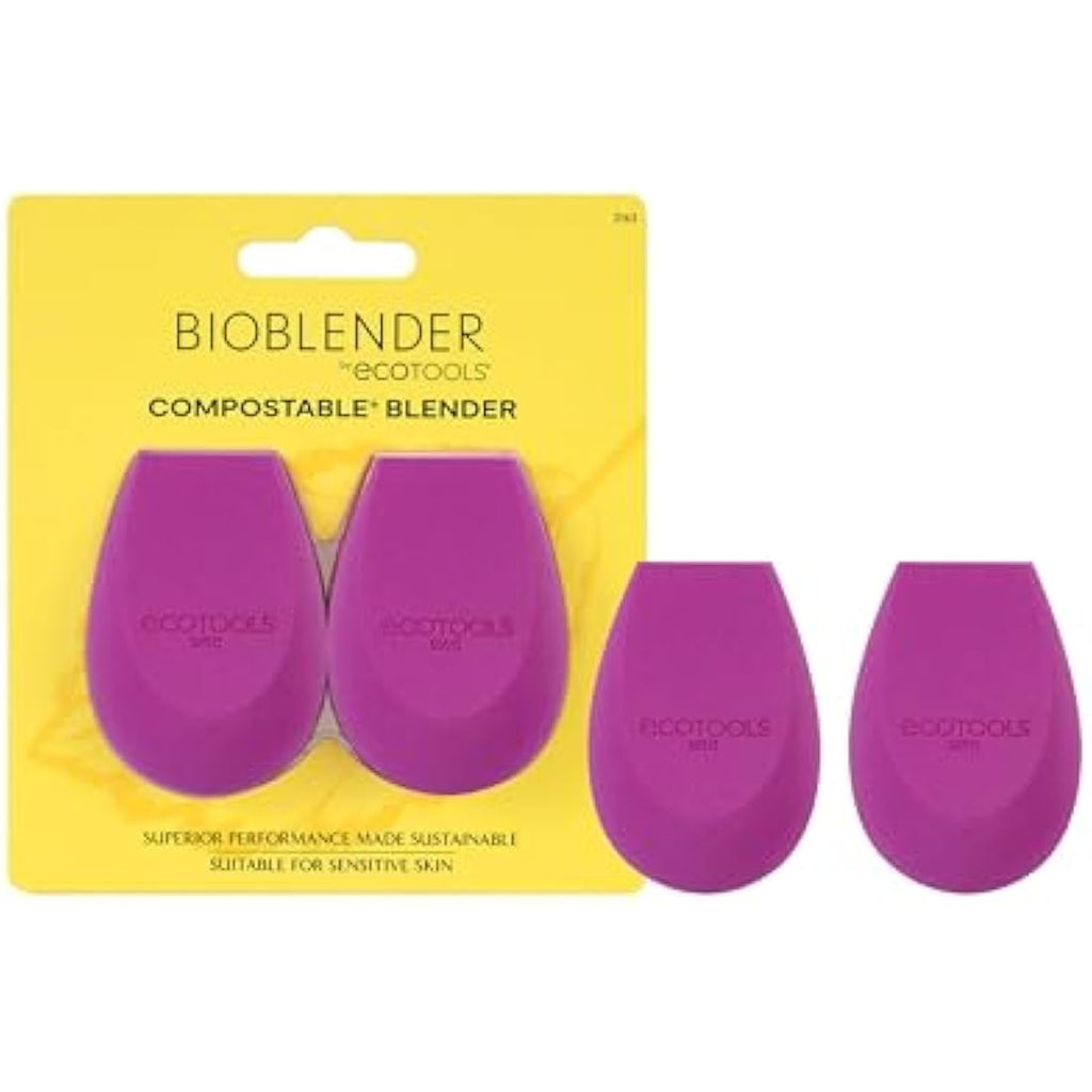 EcoTools BioBlender Makeup Sponge Duo - Biodegradable Blending Set