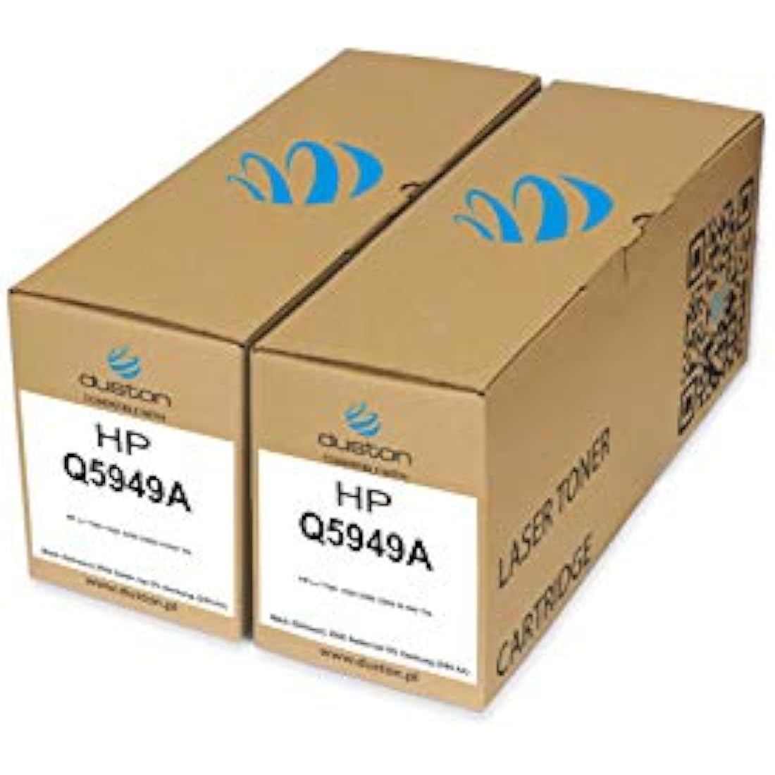 Duston 2-Pack Q5949A 49A Black Toner for HP LaserJet 1160 1320 3390