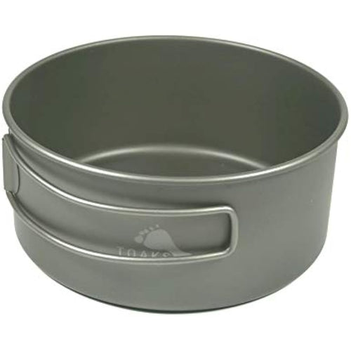 TOAKS Titanium 550ml Camping Bowl with Foldable Handles – 2.7 oz