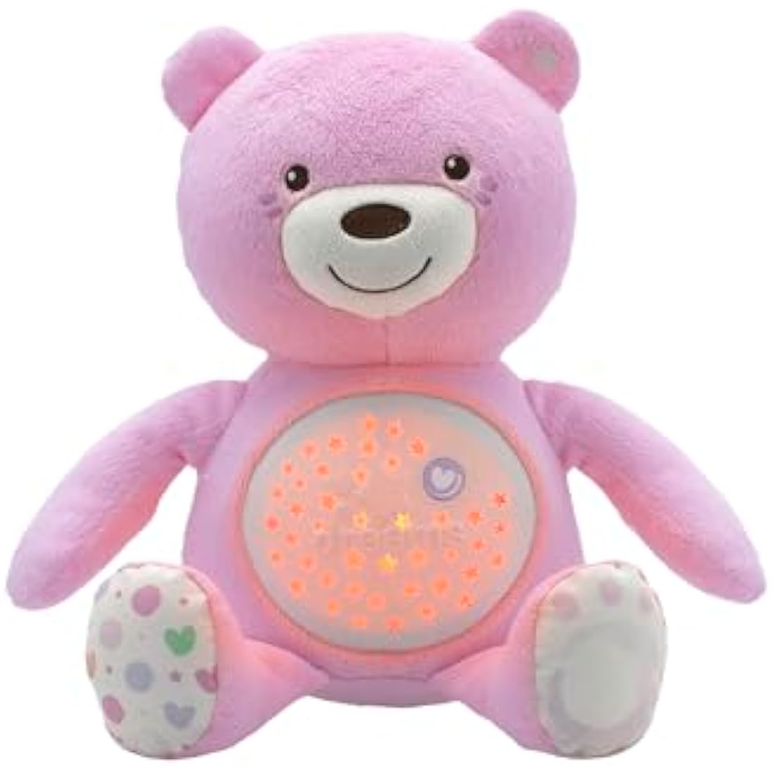 Chicco First Dreams Teddy Bear – Pink Musical Night Light Projector