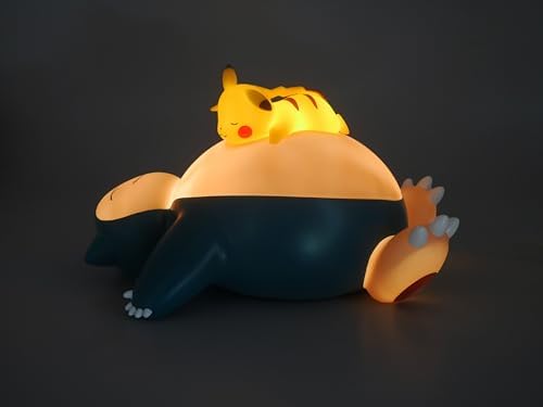 Pokémon Snorlax and Pikachu LED Nightlight – Teknofun Light-Up Figure