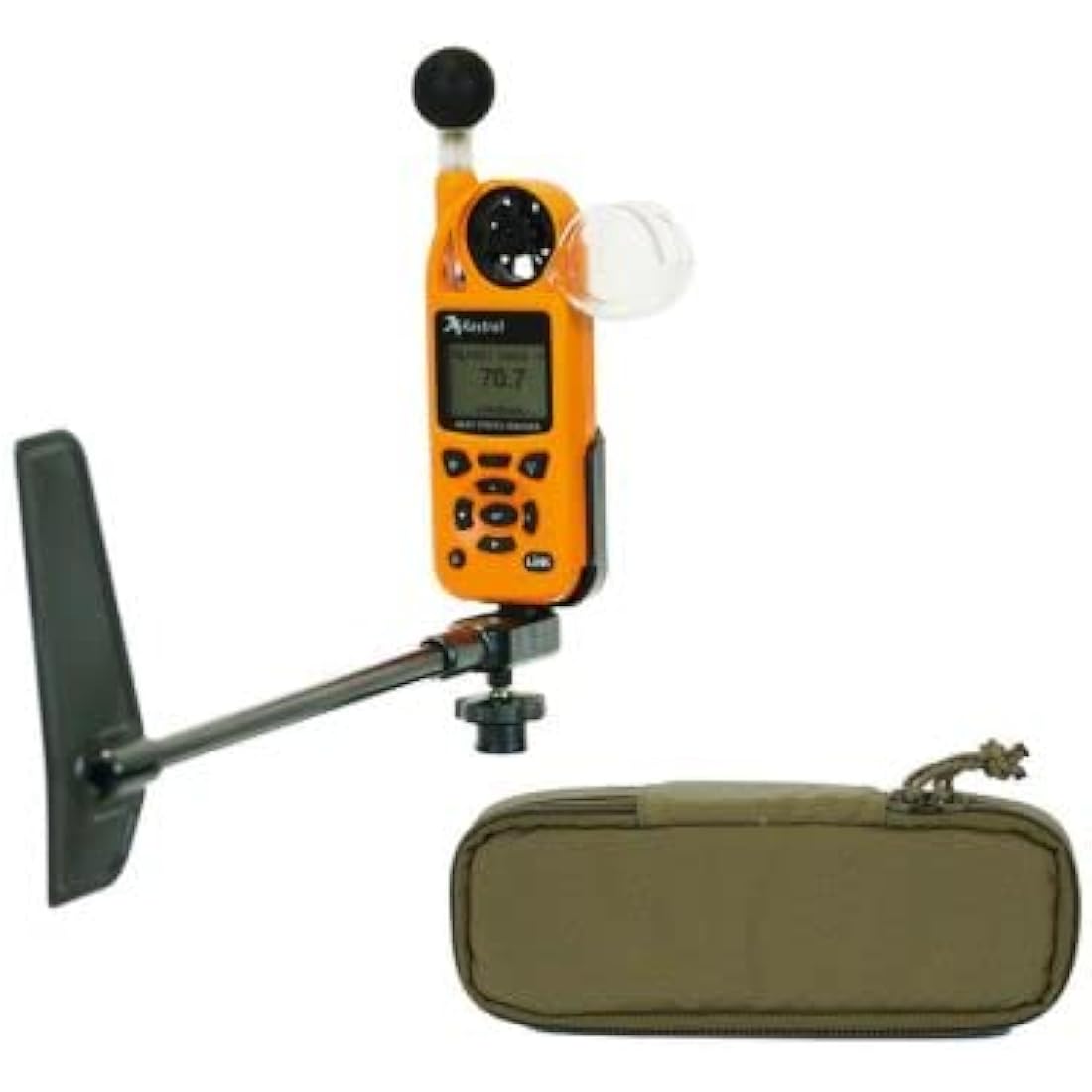 Kestrel 5 Series Rotating Vane Mount with MOLLE Case for Tripods