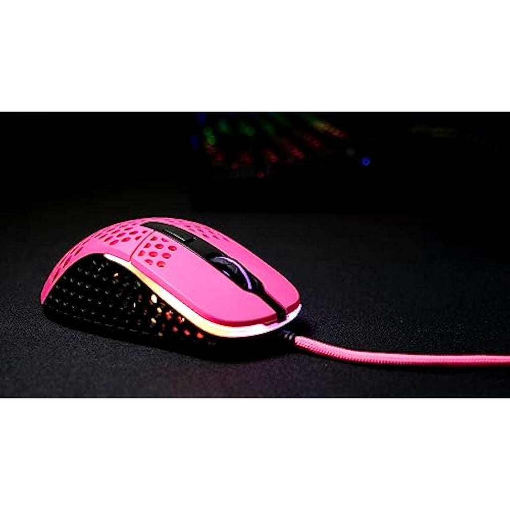 Xtrfy M4 RGB Ultra-Light Wired Gaming Mouse – Ergonomic – Pink Edition
