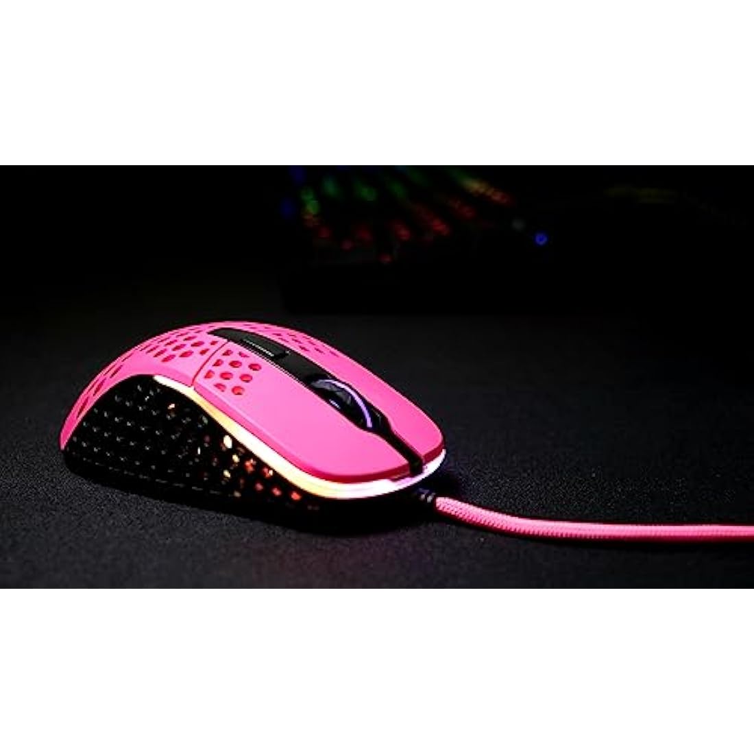 Xtrfy M4 RGB Ultra-Light Wired Gaming Mouse – Ergonomic – Pink Edition