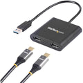 StarTech.com USB 3.0 to Dual HDMI Adapter – 4K & 1080p – Windows Only