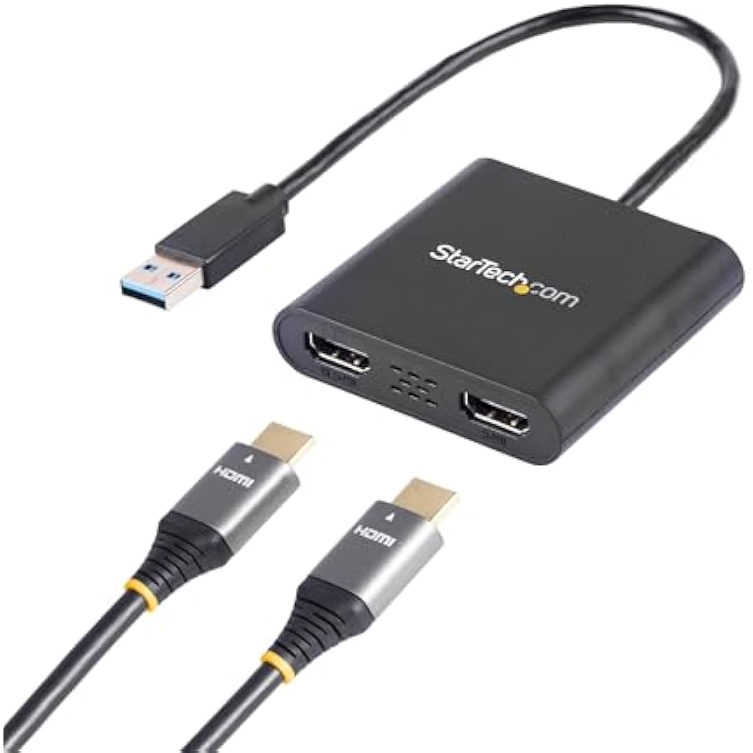 StarTech.com USB 3.0 to Dual HDMI Adapter – 4K & 1080p – Windows Only
