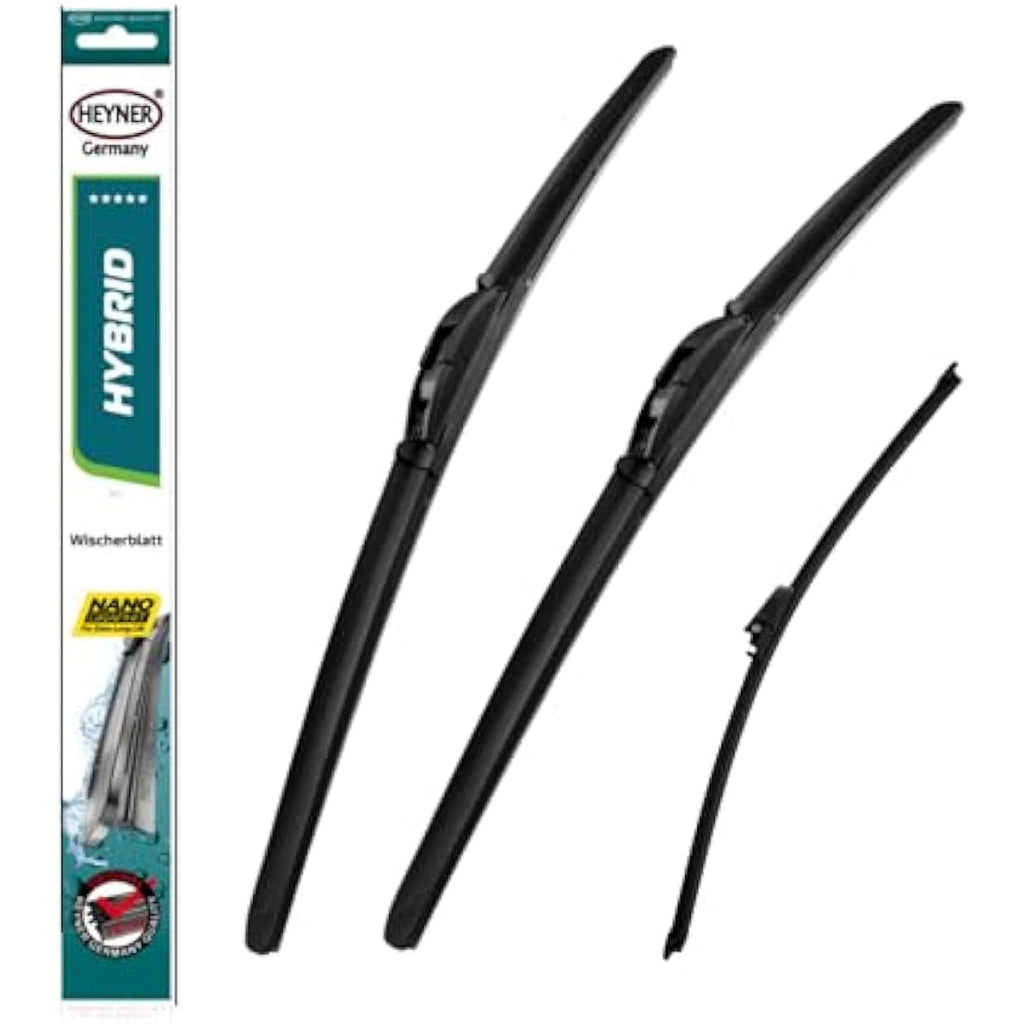 Heyner Hybrid Wiper Blades for Hyundai i30 2012-2016 | Front & Rear Set