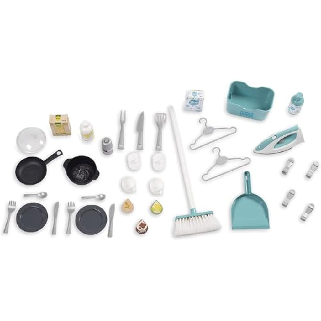 Smoby Tefal Studio Utility Kitchen – Kids Pretend Play Toy Set