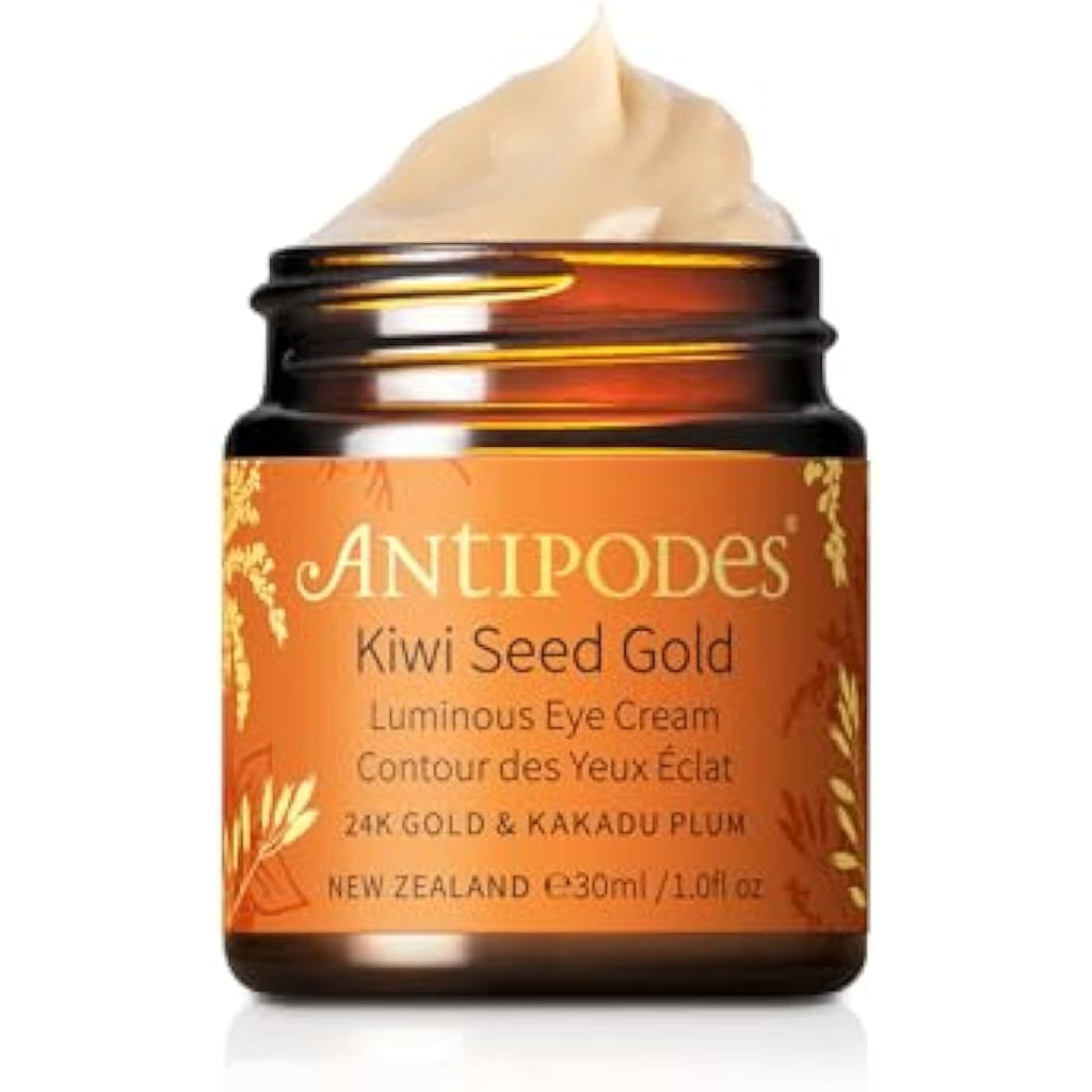 Antipodes Kiwi Seed Oil Eye Cream – Natural Anti-Aging Treatment, 30ml