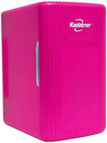 Koolatron Retro Mini Fridge | 6L Portable Cooler & Warmer - Pink
