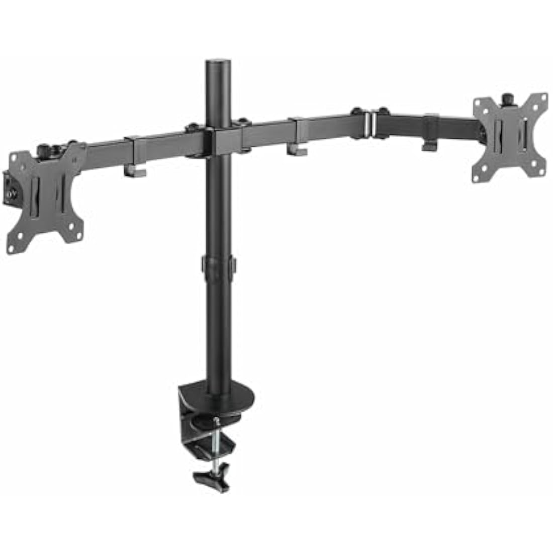 Audizio MAD20 Dual Monitor Desk Mount – Full Motion Steel Arms for 13-32"
