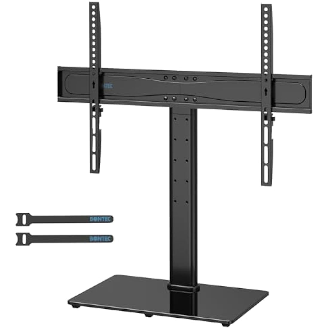 BONTEC Universal TV Stand for 32-65 inch TVs | Height Adjustable Base