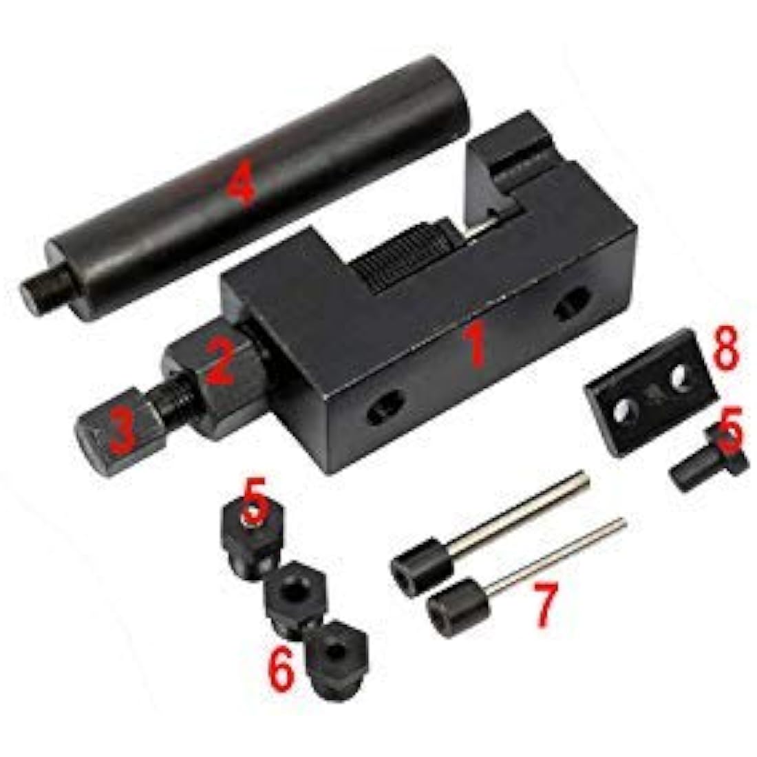 Motorcycle Chain Breaker and Riveting Tool Kit – Professional