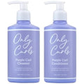 Only Curls Purple Curl Cleansing Bundle – Blonde Hair Shampoo & Conditioner