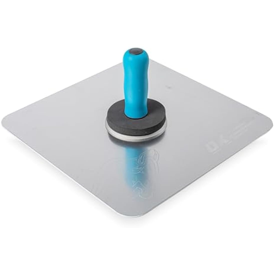 OX Pro Plastering Hawk – 13" x 13" Tempered Aluminium with Soft Grip