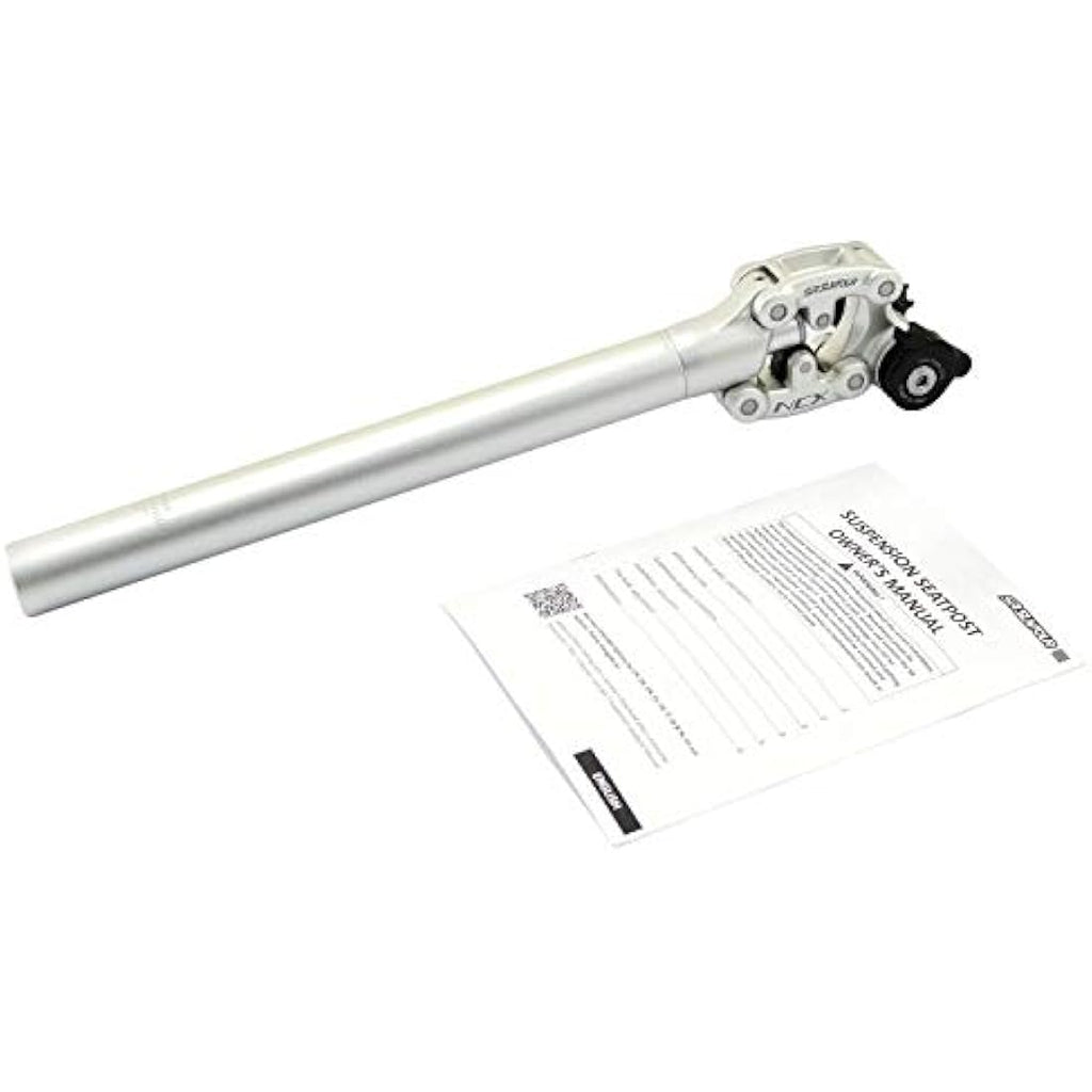 SR Suntour SP12 NCX Suspension Seatpost – 31.6x400mm Silver MTB