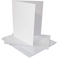 Craft UK White Card and Envelope Set - 10 x 7-Inch Stationery (25 Pack)