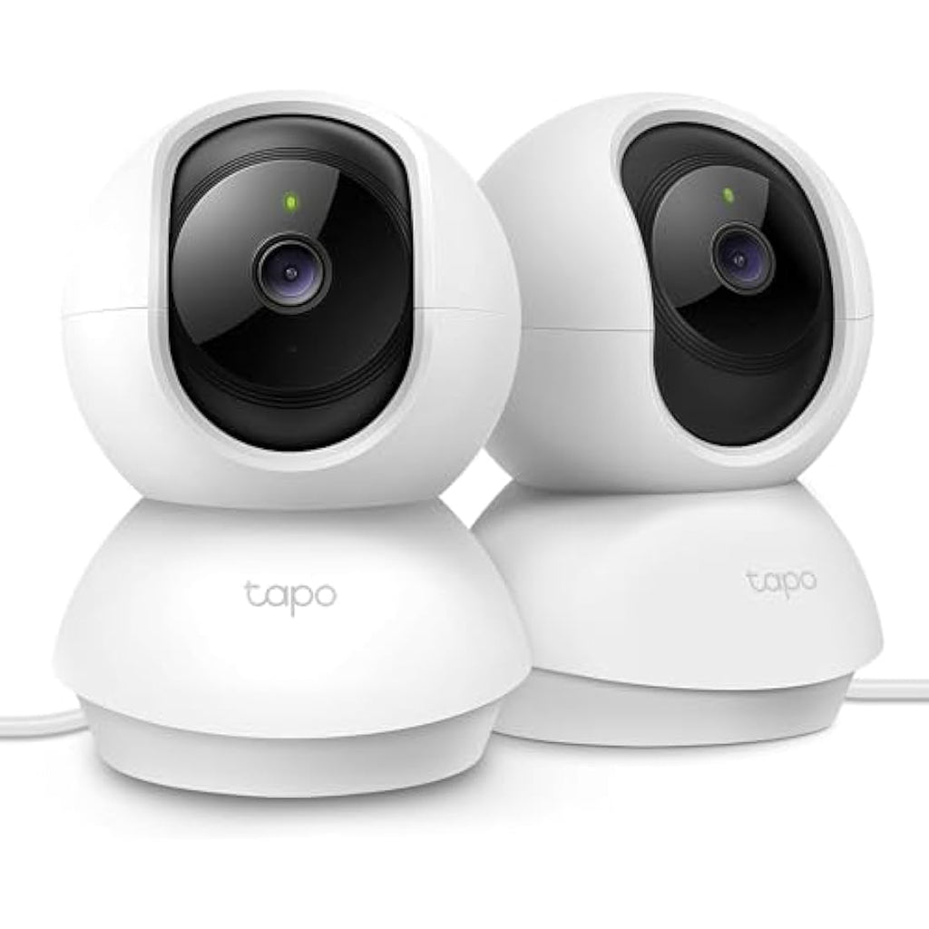 TP-Link Tapo C210P2 2K 3MP Indoor Security Camera | 360° Pan/Tilt | 2-Pack